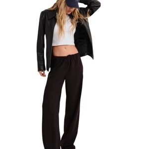 NWT RUMORED High Fidelity Linen Pant in Black XL-Trouser/Cargo Style